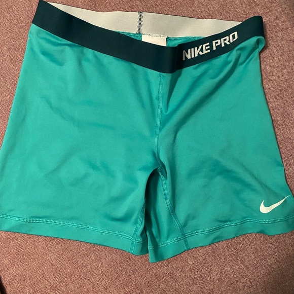 Nike Pro Dryfit Spandex Green Shorts